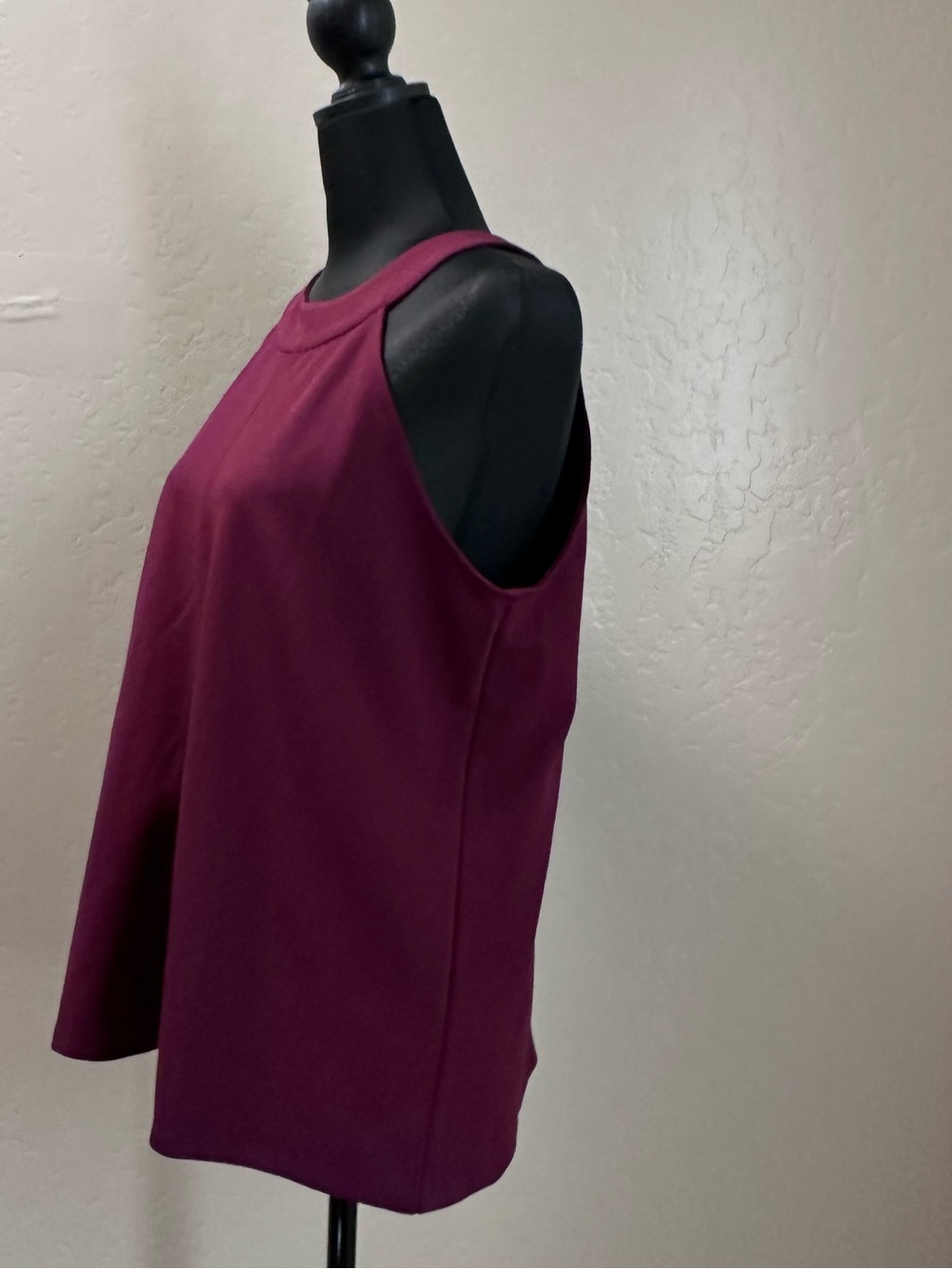 Ann Taylor Factory Sleeveless Halter Top - Plum - Picture 4 of 6